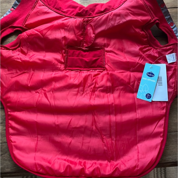 Blueberry Pet Windproof Waterproof Red Dog Coat 20” - Picture 4 of 6